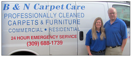 B&N Carpet Care van